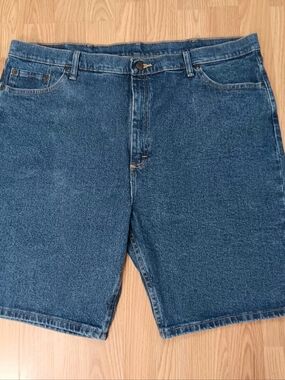 Wrangler‎ Relaxed Fit Denim Shorts Mens Sz 42 Blue Jorts 90s Y2k Style Summer